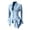 Sky Blue, variant on Women's Blouse Victorian Open Front Long Sleeve Button Ruffled Pocket Gothic Vintage Top