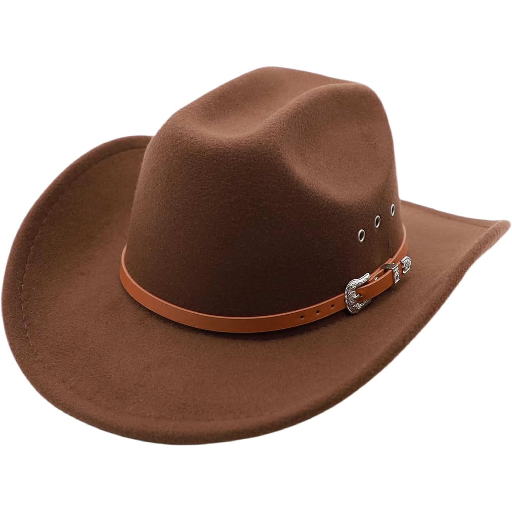 Cowboy Hat for Men Western Cowgirl Hat for Women Unisex Wide 
