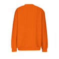 thumbnail image 6 of thefmos Women's Zip Up Long Sleeve Knit Jacket Solid Color Casual Slim Fit Outerwear Fashion Fall Winter Clothes, Orange XL, 6 of 6