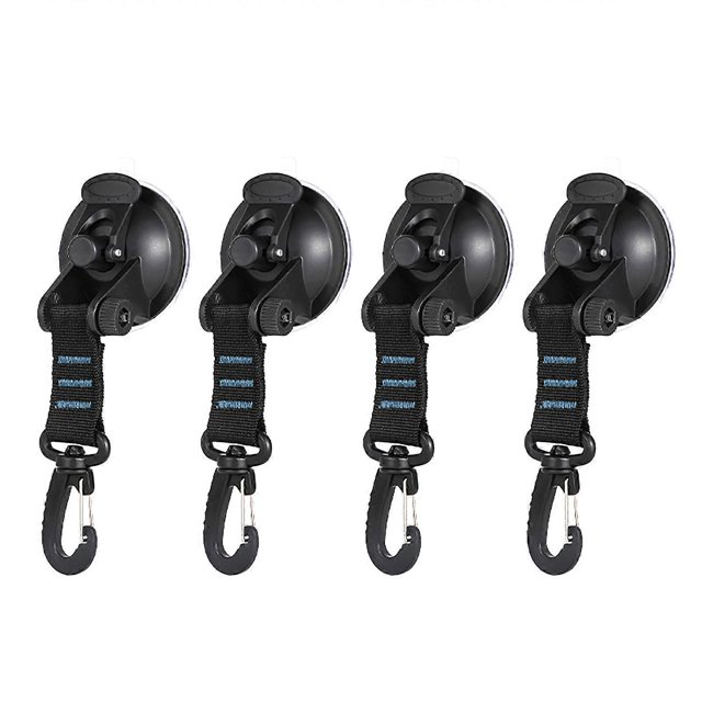 4pcs Vacuum Suctions Cup Hook Strong Self Adhesives Door Wall Hangers Hook for Outdoor and Home Organization