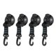 thumbnail image 1 of 4-Piece Set Vacuum Suction Cup Hooks Strong Self-Adhesive Door Wall Hooks Compatible for Outdoor and Home Organization, 1 of 5