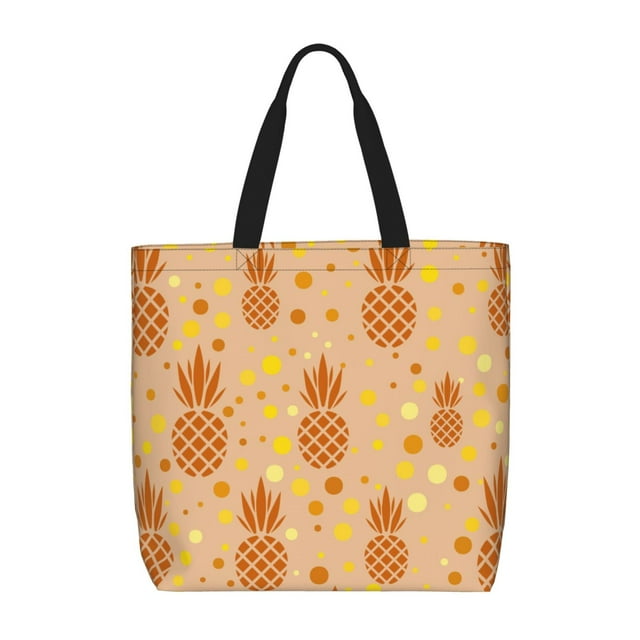 Balery Pineapples Bolsa de Mano para Mujeres con Cremallera, Bolsa de Gimnasio con Compartimentos, Bolsa para Laptop, Bolsa para Trabajo