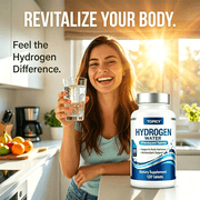 Hydrogen Water Tablets, Fast-Dissolving No Residue H2 Infused Drink Drops for Workout Recovery and Daily Hydration, 120 Count