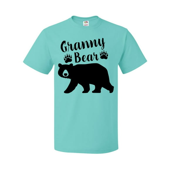 Inktastic Granny Bear in Black T-Shirt