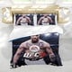 thumbnail image 5 of UFC Conjunto de sábanas temático, trío de piezas, cómodo y amigable con la piel, diseño único, regalo de decoración para el hogar para familiares, amigos y fans, 90 cm * 190 cm, 5 of 6