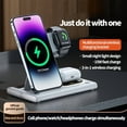 thumbnail image 5 of Foldable and Portable 3-in-1 Wireless Charging Station with LED Lights USB-C Wireless Charger Stand for IPhone 16/15/14/13/12/11  IWatch Ultra/9/8/7/6/5/4/3/2/1 AirPods 3/2/1/Pro/Pro2, 5 of 9