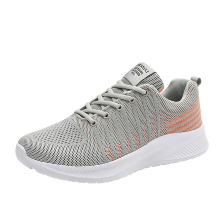 

Fsqjgq Shoes For Men High Top Skateboard Shoes Shoes Boots for Men Lightweight Men Colorblock Mesh Lace Up Casual Shoes Comfortable Breathable Soft Sole Mens Air 1 Low Shoes Size 13