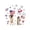 D, variant on Reusable Pvc Static Window Clings Printed with Independence Day Elements, Glue-Free Removable Wall and Glass Decals, Lightweight Decorative Stickers for Home, Shop and Holiday Layout, A