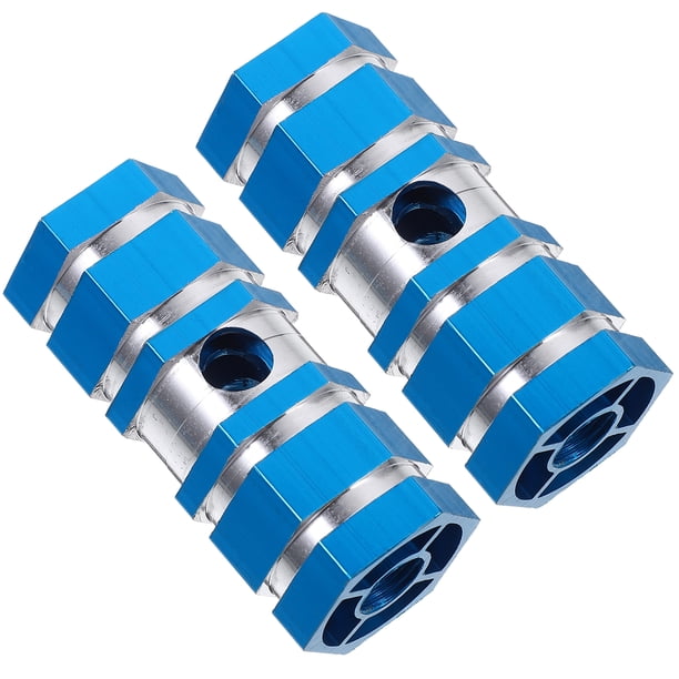 Un par de estribos de aleación de aluminio para el eje trasero de la bicicleta de montaña (azul)