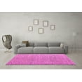 thumbnail image 3 of Ahgly Company Indoor Rectangle Abstract Purple Modern Area Rugs, 7' x 10', 3 of 4