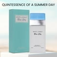 thumbnail image 3 of NovoGlow Blue Sky for Women - Aromatic Scents with finest oils for Men and Women - Enchanting Fragrance with Fruity, Floral Scent - 3.4oz Bottle Complete with Shiny Suede Pouch, 3 of 7