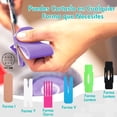 thumbnail image 4 of 12 Rollos de Cinta Kinesiología, 5CM * 5M Deportiva Resistente al Agua, Vendaje Neuromuscular Adhesivo, Alivio del Dolor Muscular, Transpirable sin Látex, Elástico, Impermeable 12pcs, 4 of 7