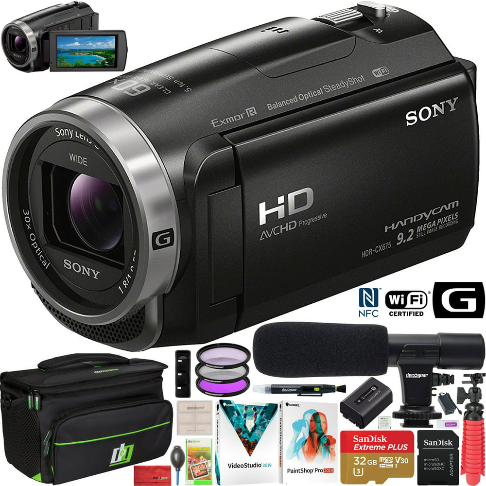 Sony HDR-CX675/B Full HD Handycam Camcorder CX675 Video Camera with