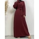 thumbnail image 5 of Modest Abaya Ramadán Turquía Kaftan ropa islámica musulmana para damas vestido Hijab bata mujer musulmana caftán marroquí Vestidos, 5 of 5