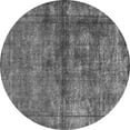 thumbnail image 1 of Ahgly Company Indoor Round Oriental Gray Industrial Area Rugs, 3' Round, 1 of 4