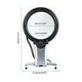 thumbnail image 3 of DJN Home & Garden Reading Magnifier 2X & 6X Hands Neck Worn Magnifier With LED Light For Reading Sewing, 3 of 9