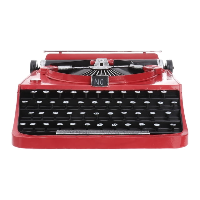 1 Pce Machine à Écrire Vintage Rétro Modèle de Machine à Écrire Machine à Écrire Manuelle Accessoire Photo