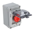 thumbnail image 3 of Interruptor de parada de emergencia, caja impermeable, enganche de seta roja, interruptor de botón de parada de emergencia, botón de parada con caja, 3 of 5