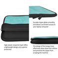 thumbnail image 4 of Pofeuu Blue And Turquoise Print Laptop Carrying Case,13-15-Inch Laptop and Tablet, Sleek Design, Durable and Water-Repellent Fabric, Business Casual or School-15 inch, 4 of 8