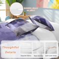 thumbnail image 3 of Purple Gray Bedding 3 Piece Duvet Cover Set Twin Size, Modern Oil Painted Art Abstract Geometric Soft Microfiber Comforter Cover with Zipper Closure & Pillowcases, Wrinkle & FadeResistant Quilt Cover, 3 of 9
