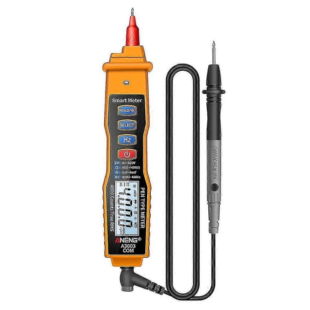 Aneng A3003 Digital Multimeter Pen Type Meter 4000 Counts Non Contact Ac/dc Voltage Resistance Capa