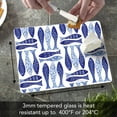 thumbnail image 2 of CounterArt Blue Fish"3mm Tempered Glass Cutting Board 10" by 8", 2 of 7