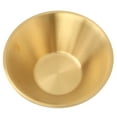 thumbnail image 1 of Gold Stainless Steel Salad Bowl Double Layer Exquisite Design for Noodles Soups Desserts with Versatile Use, 1 of 7