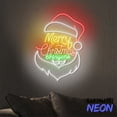 thumbnail image 5 of Handmadetneonsign Merry Christmas Everyone Neon Sign, Santa Christmas Led Sign, Santa Claus Wall Art, Xmas Holiday Decor 81496, 5 of 5