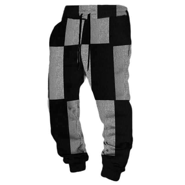 Pantalon Décontracté Imprimé au Design Moderne pour un Confort Quotidien et un Port Extérieur Léger Pantalon de Performance pour Hommes