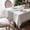 Green, variant on ICEANT 58×86 inch European Design Tablecloth with Tassel, Wrinkle Free Waterproof Polyester Table Cover, Rectangle Washable Tablecloth for Kitchen, Living Room, Outdoor Party, Green