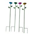 thumbnail image 4 of Tazón de comederos para pájaros de 4 piezas con estaca de metal adorno de metal baños de aves para al aire libre para patio de césped de, 4 of 8
