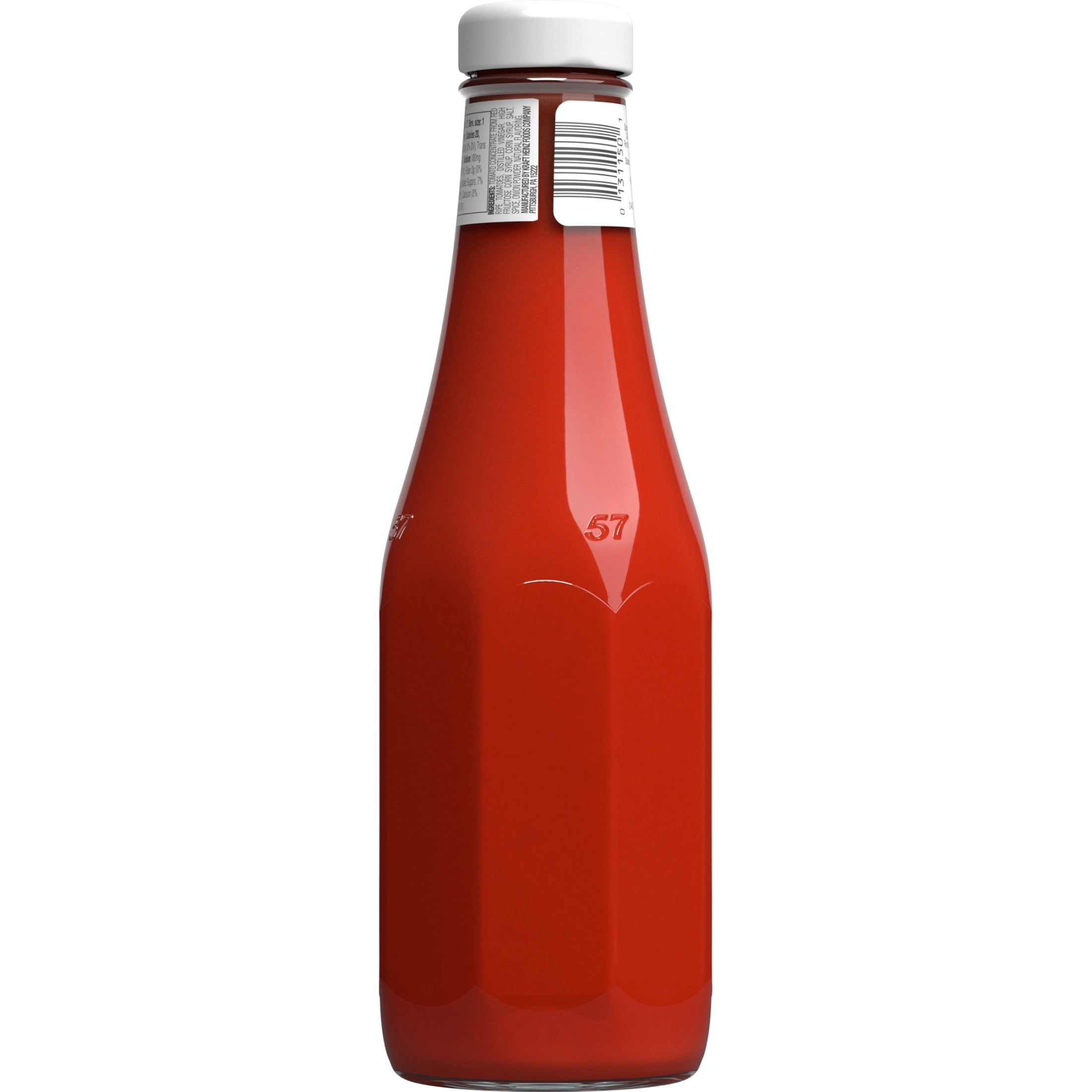 Heinz Tomato Ketchup Glass Bottle, 1 Bottle, for Easy Sharing and Easy Serving, Gluten-Free, 14 oz