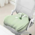 thumbnail image 2 of QVNFKO Office Chair Coccyx Pain Relief Cushion Pillow for Back Support Non-slip Seat Pad for Office Desk Car Seat Wheelchair Sciatica Green, 2 of 8