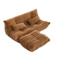 thumbnail image 2 of Bean Bag Chair, Fireside Chair Sofa Large Bean Bag Chair for Adults, 2 Seater Bean Bag Chairs with High Density Comfortable Foam for Living Room, 2 of 7