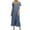 Gray, variant on IROINNID Summer Dresses for Women Plus Size Maxi Dress for Women with Round Neck and Short Sleeve Short Summer Dresses
