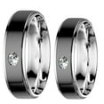 thumbnail image 3 of LaRaso & Co Black Ceramic Wedding Band Rings for Him Her Men Women Couples 7/9, 3 of 4