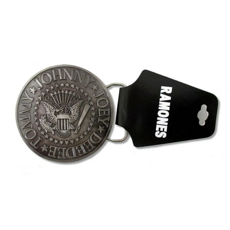 Ramones Classic Circle Seal Logo BMetal Belt Buckle