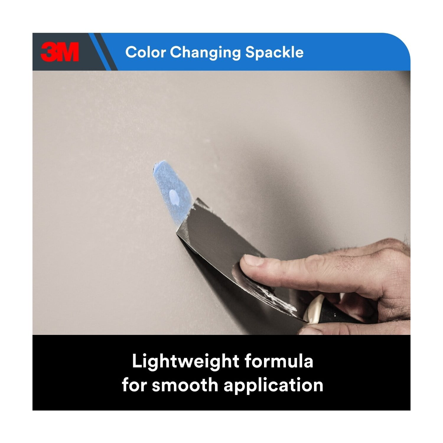 3M High Strength Hole Repair, 8 oz., Wall Repair, Color Changing Spackle, 1 Count
