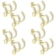 thumbnail image 2 of TuercPendientes de Curva a Aretes Curve02 4Pzas Curva Oro Metal/Circón., 2 of 2