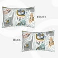 thumbnail image 4 of Naloa Cute Colorful Animal Pillowcase, Throw Pillowcase, Wrinkle-Free, Stain-Resistant with Hidden Zipper for Bedroom Sofa - 16"x24", 4 of 9
