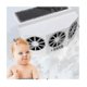 thumbnail image 1 of Ventilador de ventilación multifuncional para automóvil Ventilador para automóvil Cargador solar inalámbrico, 1 of 5