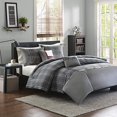 thumbnail image 2 of Intelligent Design Daryl 5 Pièces Housse de Couette Ensemble Gris Full/Queen, 2 of 10
