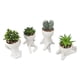 thumbnail image 1 of Maceta Suculenta Artificial, Maceta De Suculentas Falsas, Exquisita Forma Humana Sin Sol Para Decoración, 1 of 7