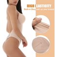 thumbnail image 4 of Sujetador moldeador de cuerpo sin espalda para mujer, body de boda invisible sin espalda, sujetador push up sin costuras, ropa interior con correa transparente para vestido de fiesta de boda, 4 of 5