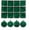 Army Green, variant on KuKeDi 12 Pack Christmas Ornaments Balls, 2.36 Inch Flocked Christmas Tree Decorations