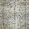 thumbnail image 1 of Ahgly Company Machine Washable Indoor Square Traditional Khaki Green Area Rugs, 3' Square, 1 of 7