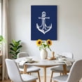 thumbnail image 6 of Canvas Wall Art Coastal Canvas Art Print Illustration Anchor Rope Pictures Wall Decor for Living Room Bedroom Artwork Decorations Stretched Framed Ready to Hang 20"x30", 6 of 9