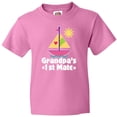 thumbnail image 3 of Inktastic Grandpas First Mate Girls Pink Sailboat Youth T-Shirt, 3 of 5