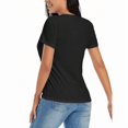 thumbnail image 3 of 【New style】Three Sacred Hearts Of Jesus Mary Joseph JMJ Catholic T-Shirt Graphic Tees Short Sleeve Casual Women T Shirts 100% C, 3 of 7
