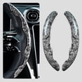 thumbnail image 4 of Washranp 1Pair Steering Wheel Cover,Wear-resistant Good Hand Feeling Anti-sweat Fiber Car Steering Wheel Covers with Non-Slip Lining Universal Fit Most of Car Interior Accessories, 4 of 4